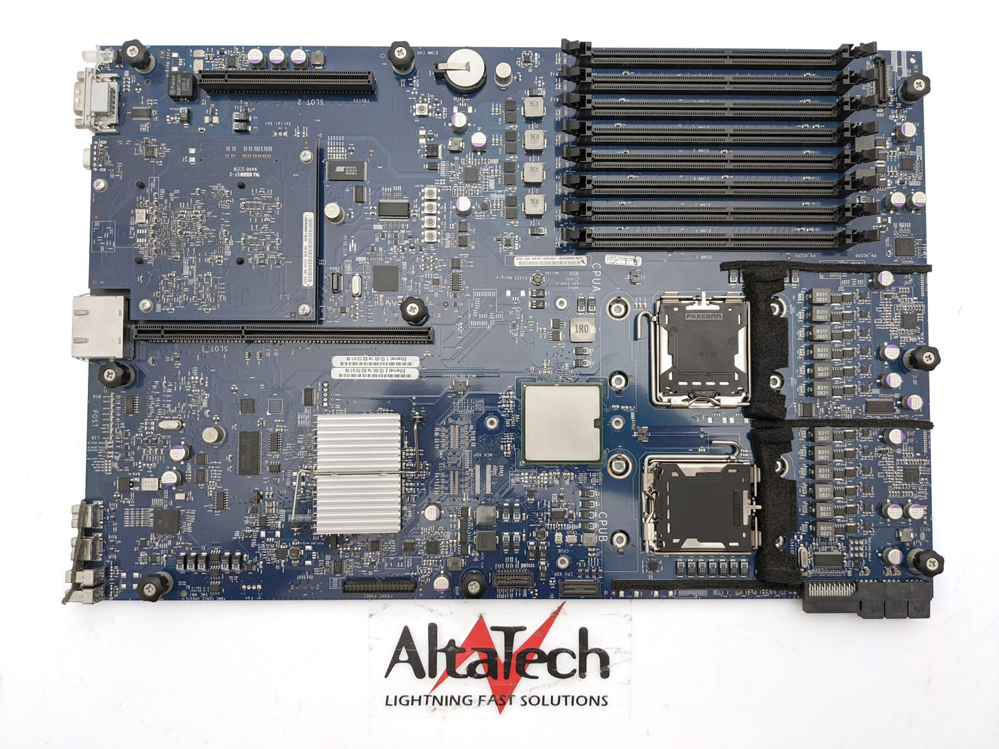 Apple 630-9299 Xserve2,1 2008 System Board w/ 630-8780 Graphics Board, Used