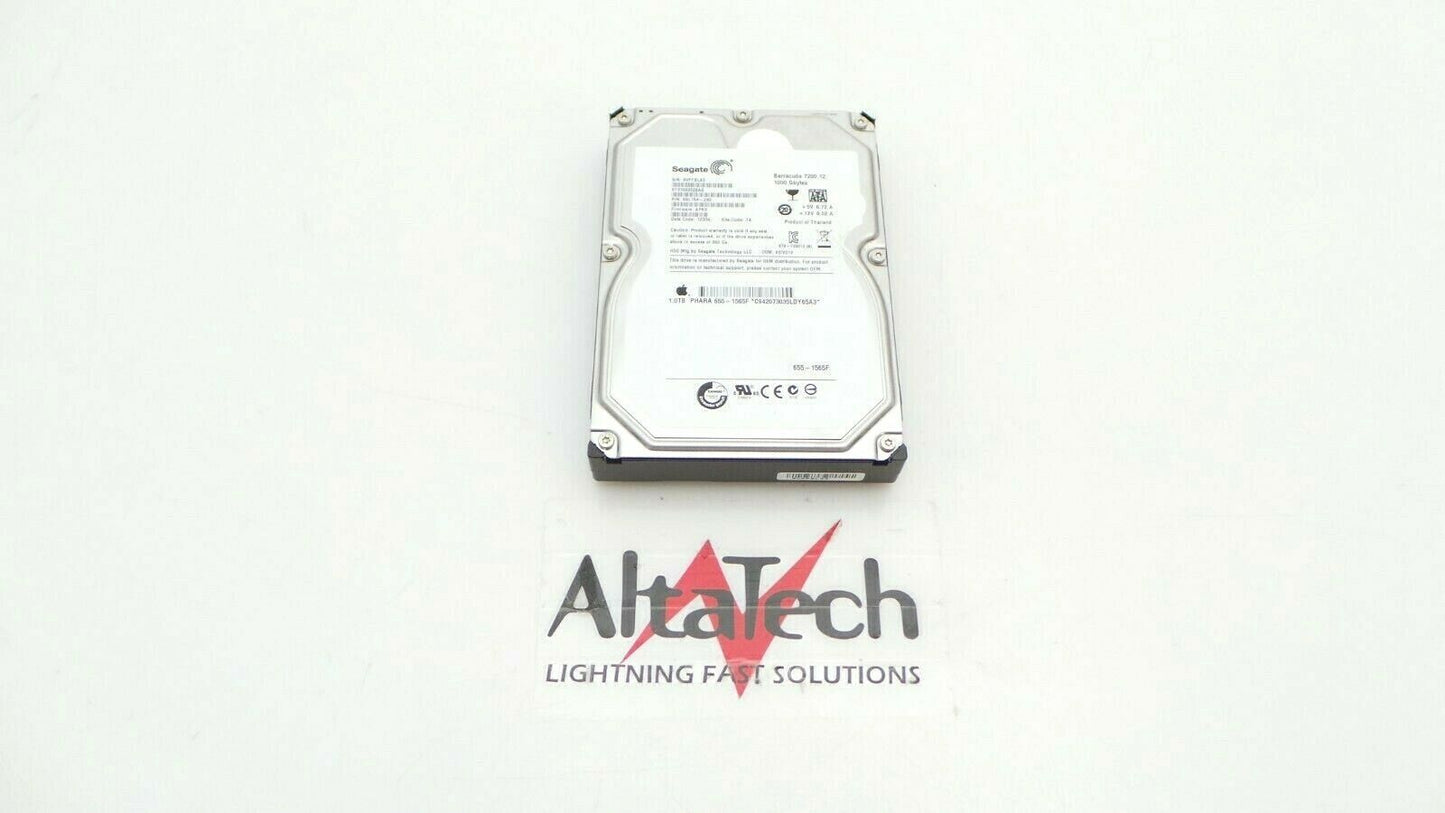 Apple 655-1565F 1TB 7.2K RPM 3.5" SATA Hard Drive, Used