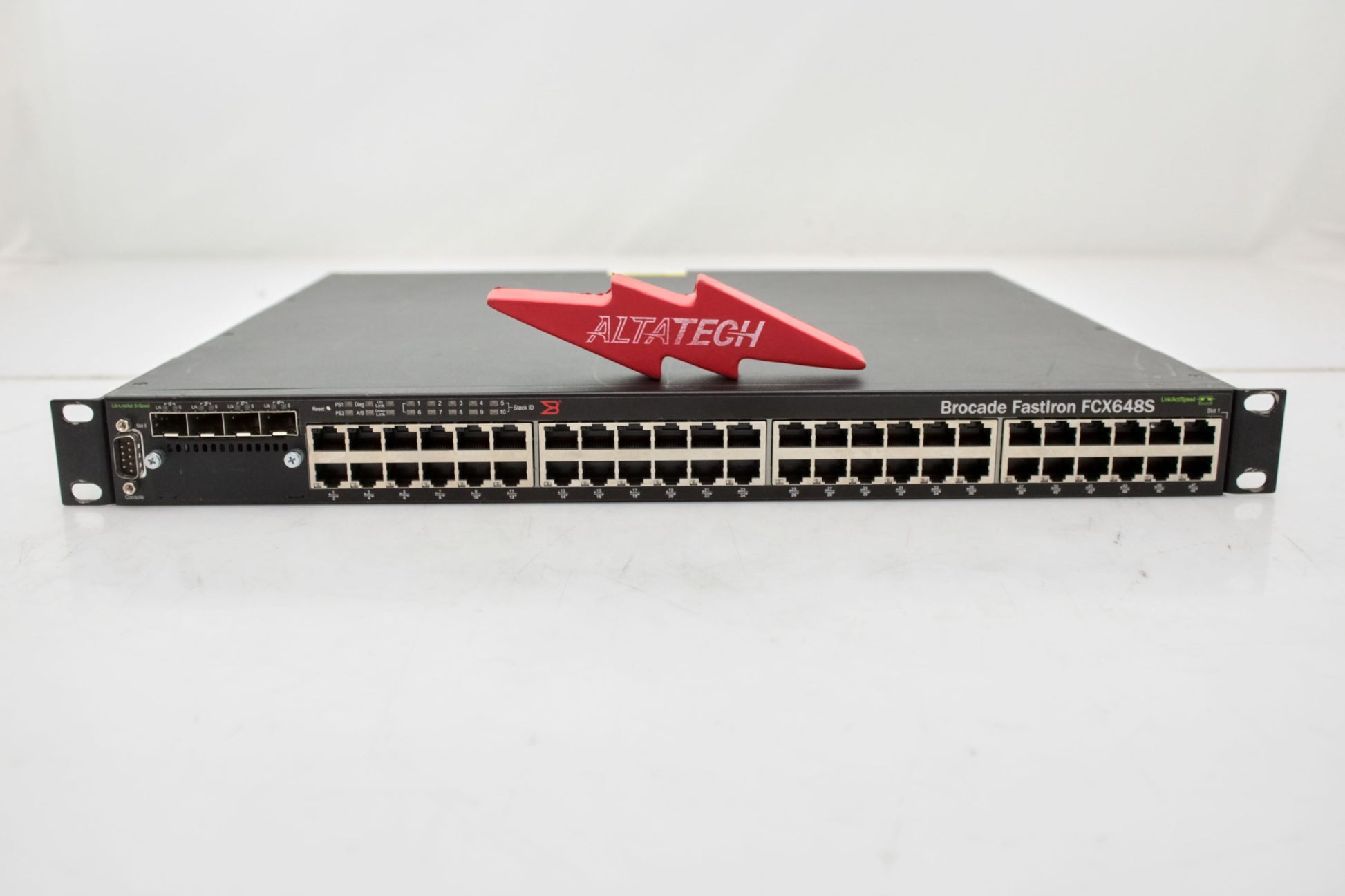 Brocade FCX648 FASTIRON CX 648S 48-PORT GH SWITCH, Used
