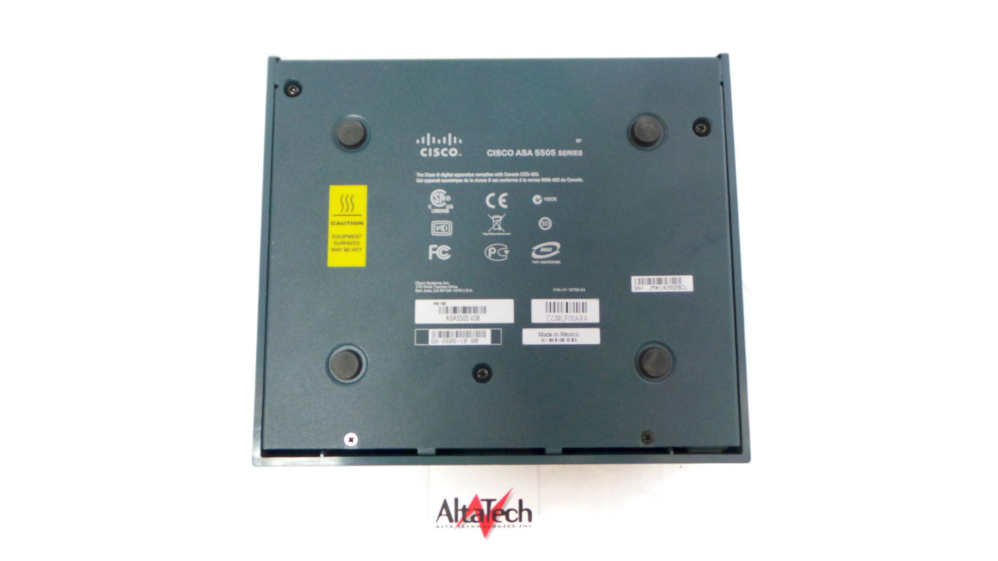 Cisco ASA5505-BUN-K9_ASIS ASA5505-BUN-K9 8-Port 10 User Firewall Security Appliance (AS-IS), As-Is