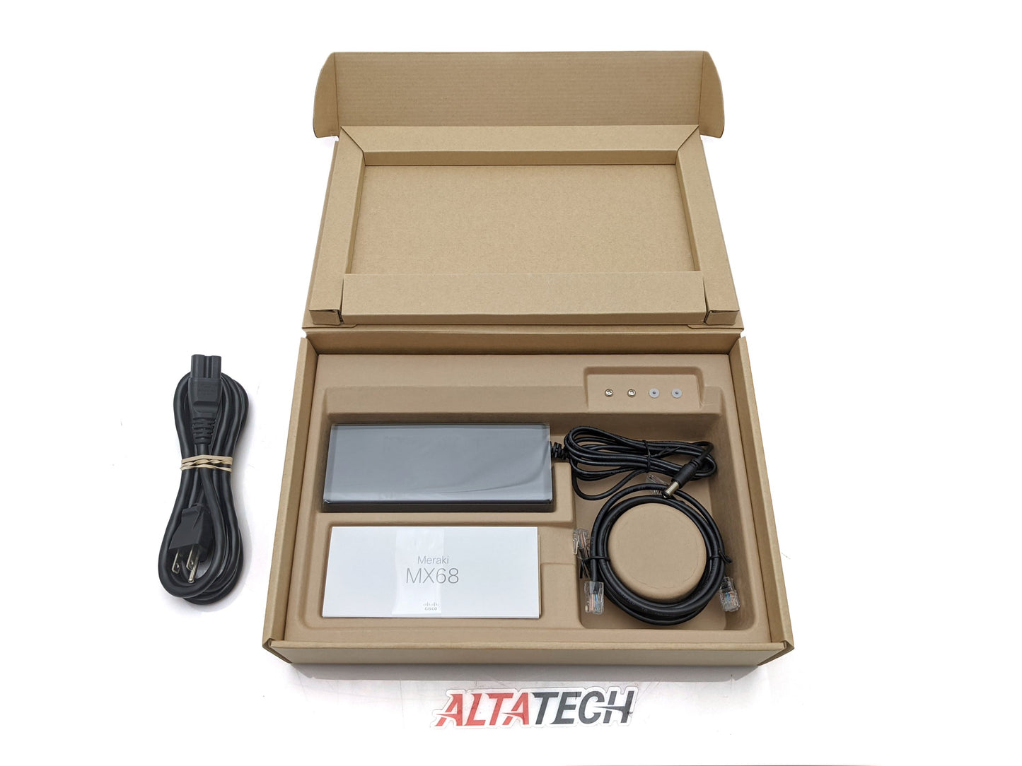 Cisco MX68-HW Meraki Unclaimed Cloud Managed Router Security Firewall Appliance, Used