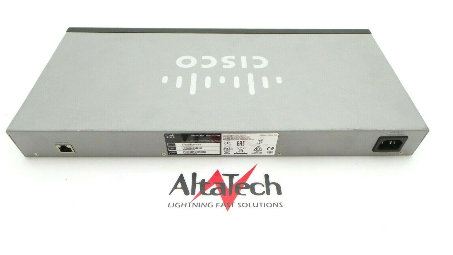 Cisco SG220-50-K9 220 Series 50-Port 10/100/1000 Gigabit Switch, Used