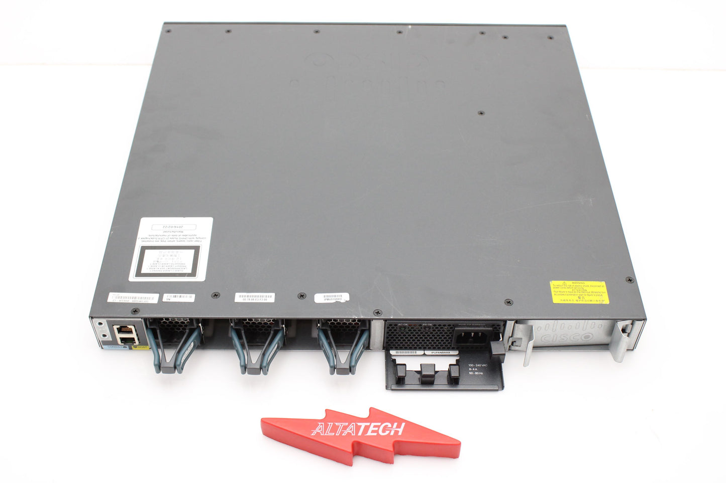 Cisco WS-C3650-48PD-S 3650 48 10/100/1000 ETHERNET PORT P, Used