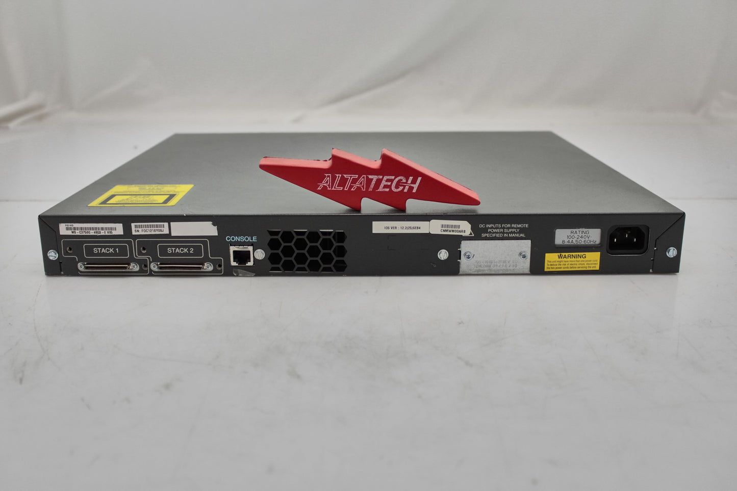 Cisco WS-C3750G-48PS-E WS-C3750G-48PS-E Cisco 3750 Switch, Used