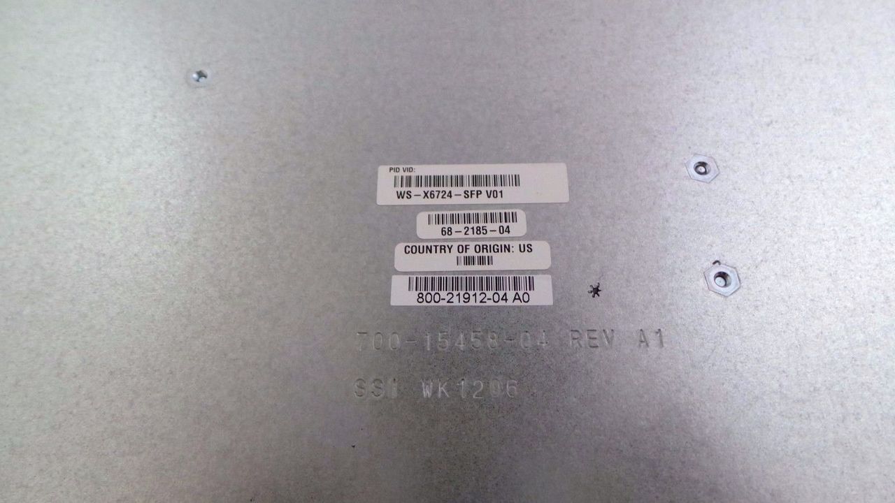 Cisco WS-X6724-SFP Catalyst 6500 24-Port Managed Switch Module, Used