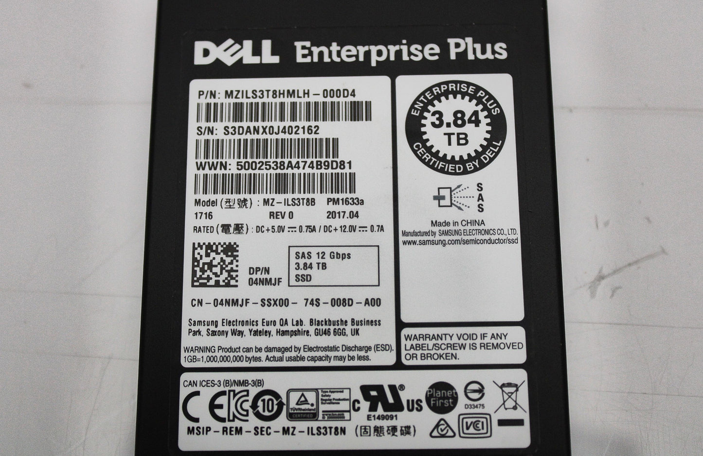 Dell 1KPX8 SYSTEM BOARD, V4 R740, Used