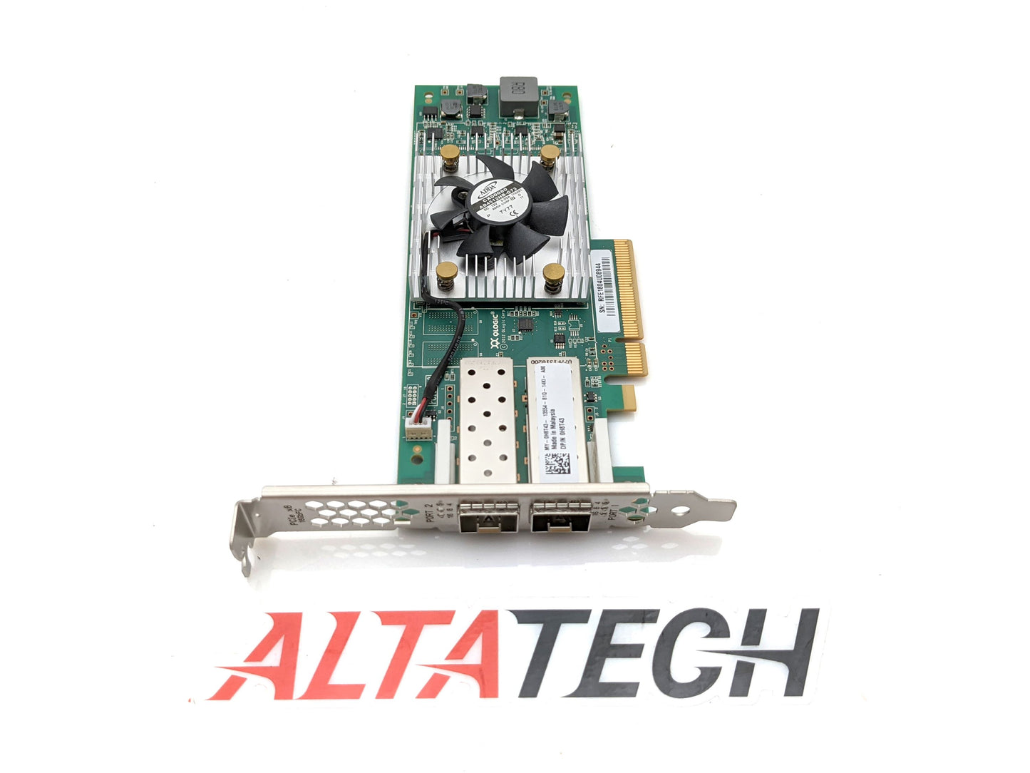 Dell 1RVGG 2-Port 16Gbps SFP+ FC HBA QLE2662, Used
