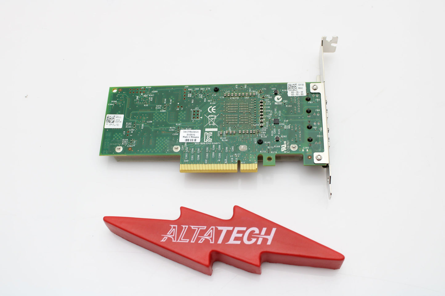 Dell 03DFV8 INTEL X540-T2 10G DP PCI-E LP, Used