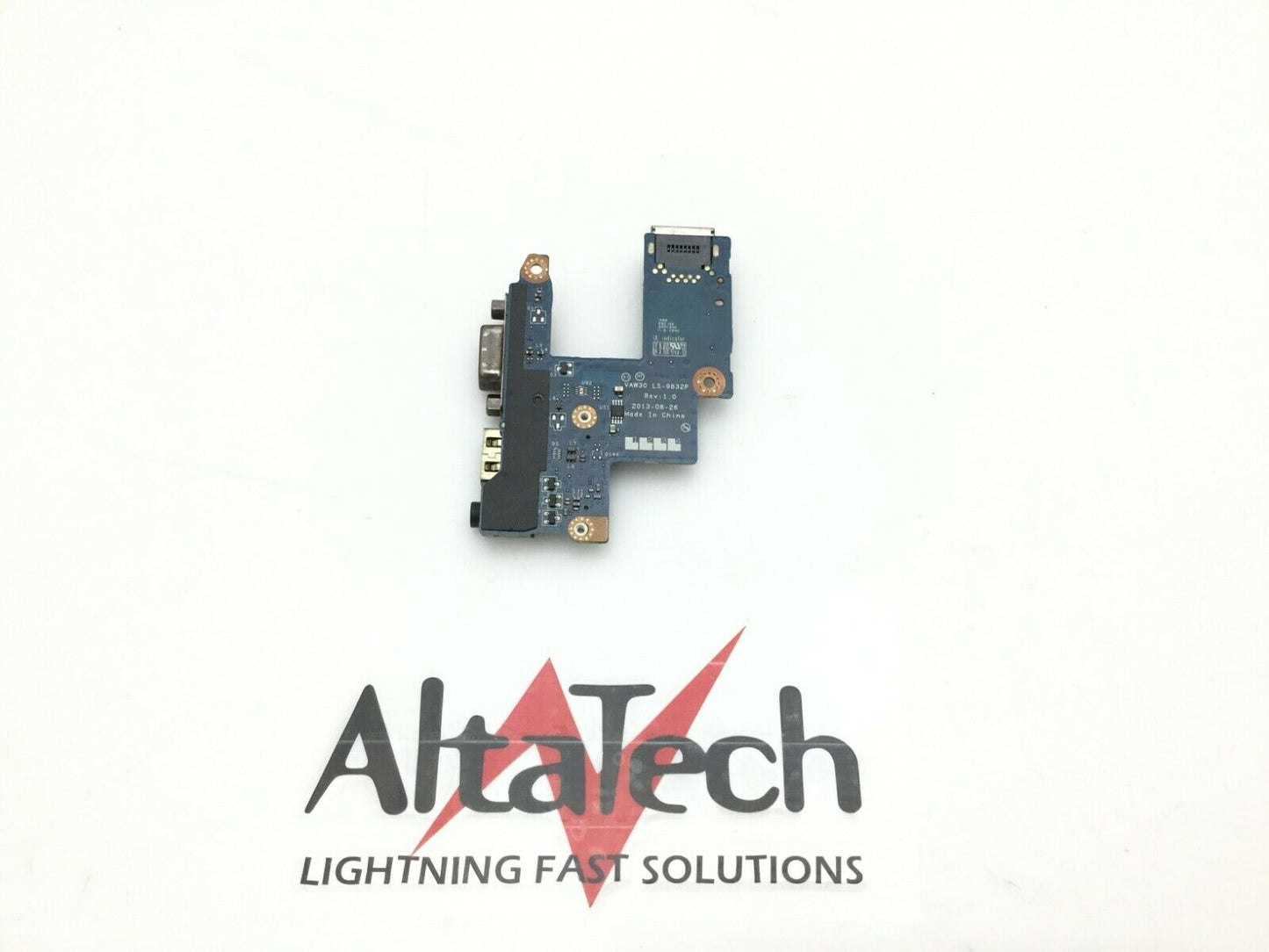 Dell 61WYK Laptop USB Audio NIC VGA I/O Board, Used