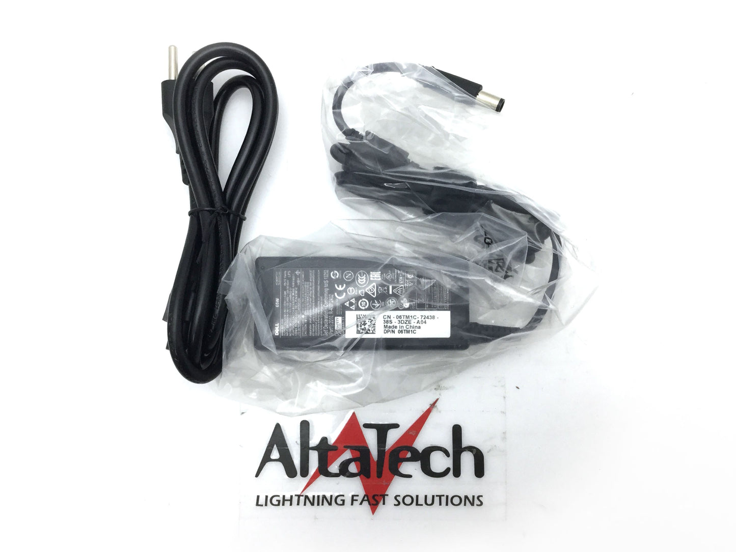 Dell 6TM1C_NEW 65W 7.4mm AC Power Adapter w/ cable - NEW, New Sealed