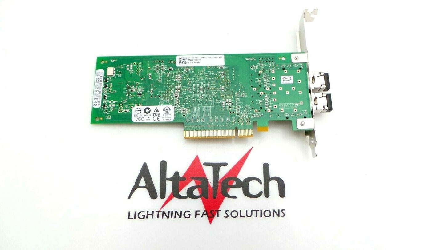 Dell G444C 8GB Dual Port HBA QLE2562 FH, Used