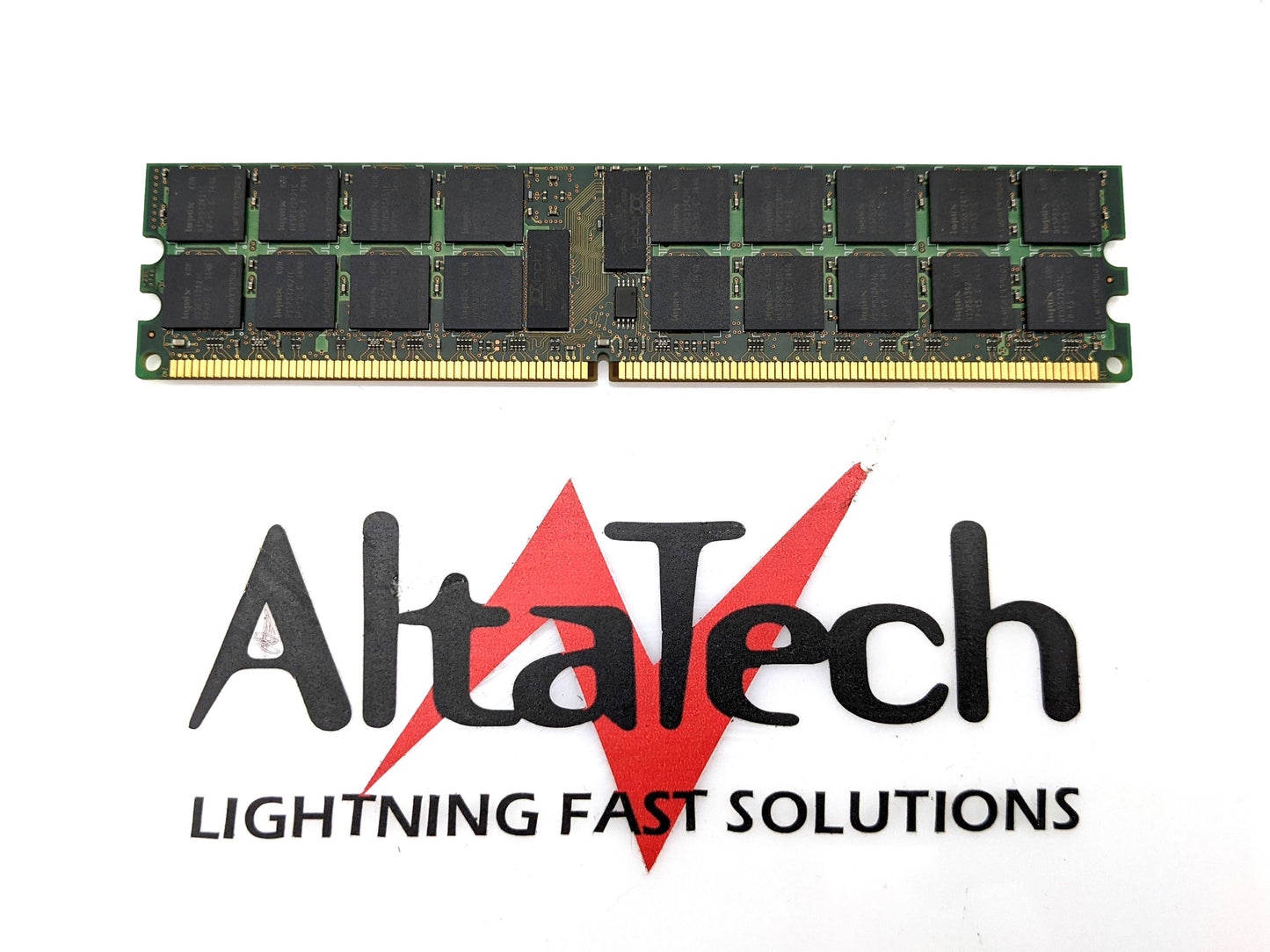 Dell HK002 Dell HK002 Hynix HYMP525P72CP4-Y5 2GB ECC PC2-5300P DDR2-667 2RX4 ECC Memory, Used