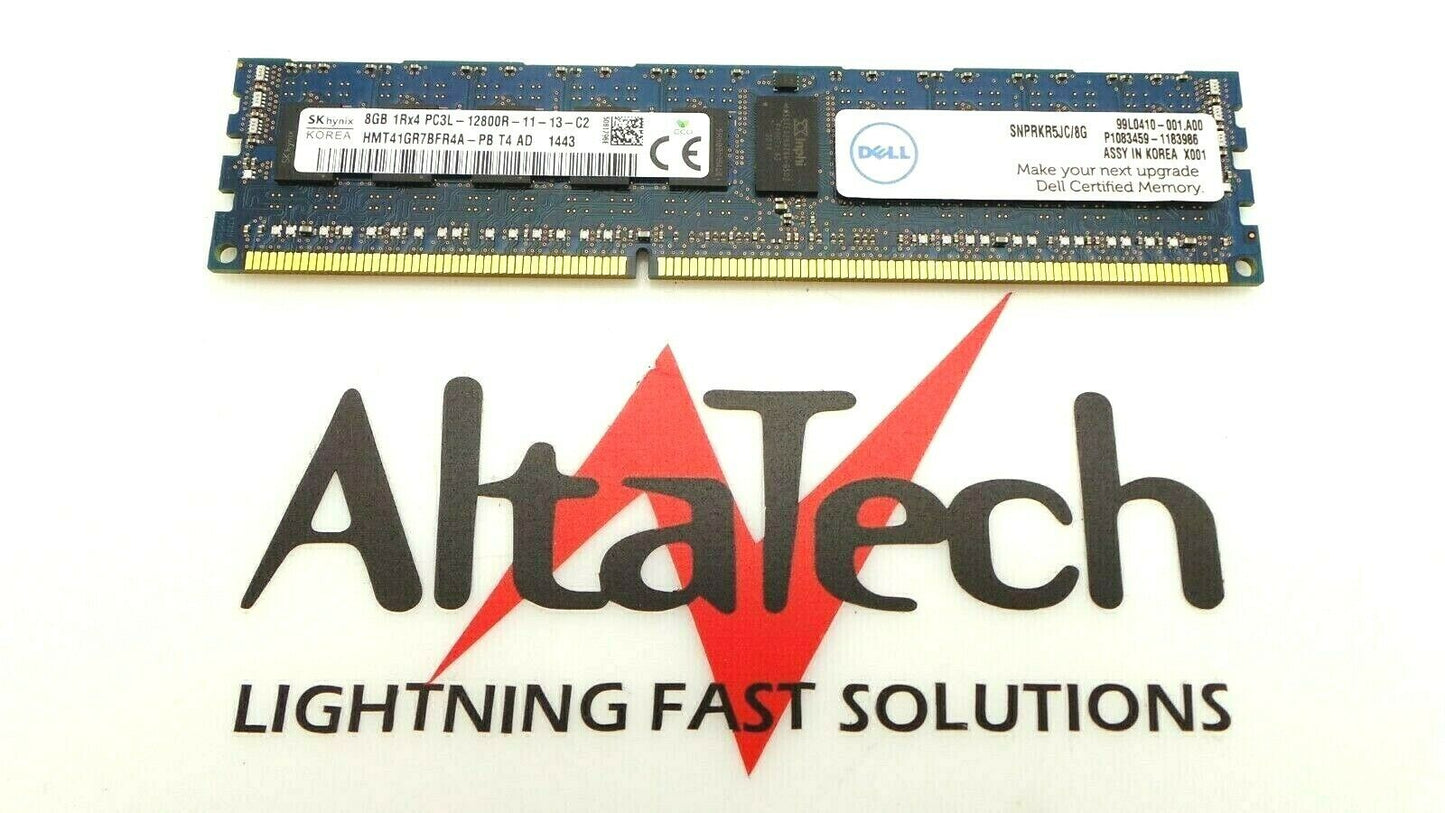 Dell SNPP9RN2C/8G 8GB PC3L-10600R 2Rx4 ECC, Used