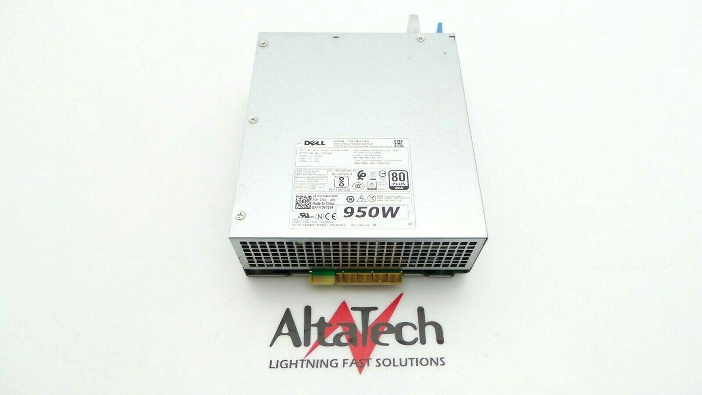 Dell 0V7594 Precision T5820 930W Power Supply, Used