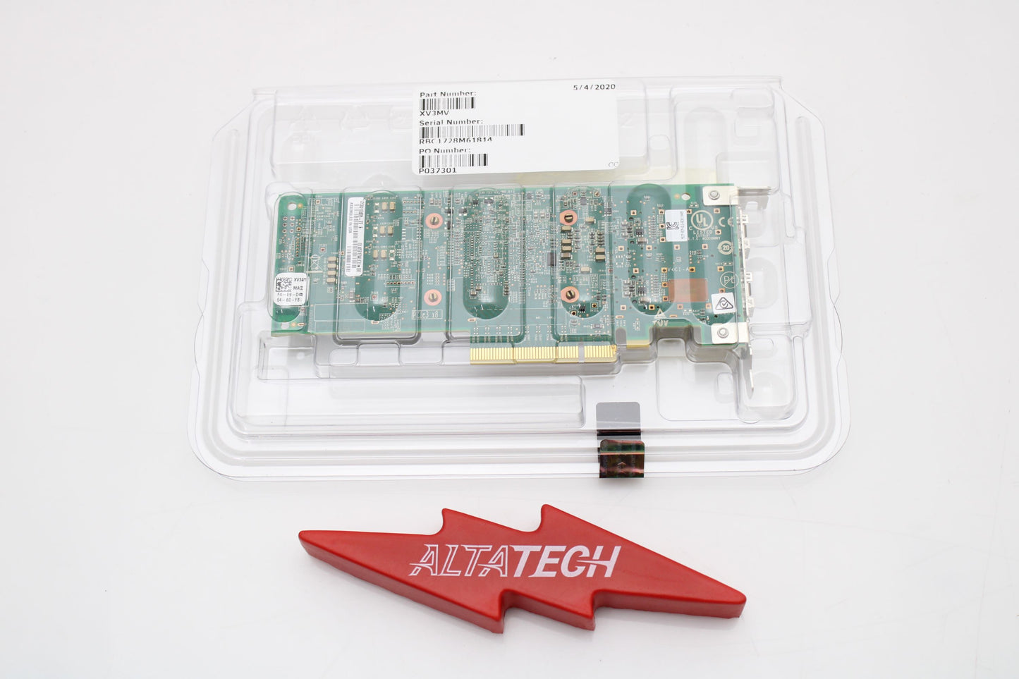 Dell 0XV3MV QLogic QL45212 DP 25G SFP+ PCI-E LP, Used