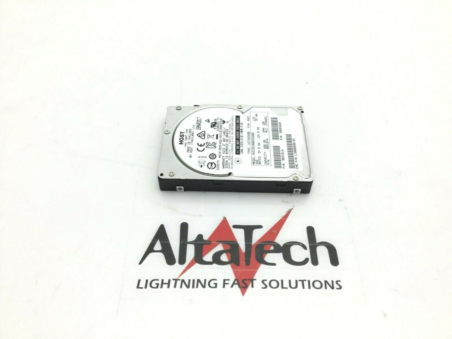HGST HUC101860CSS200 600 GB 10K RPM 2.5-inch SAS Hard Drive, Used