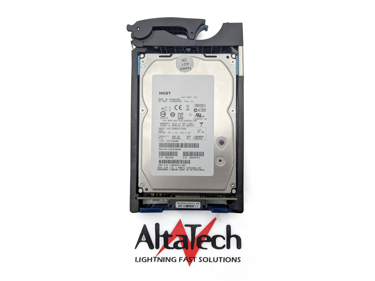 Hitachi HUS156060VLS600 600GB 15K SAS 3.5 6G, Used