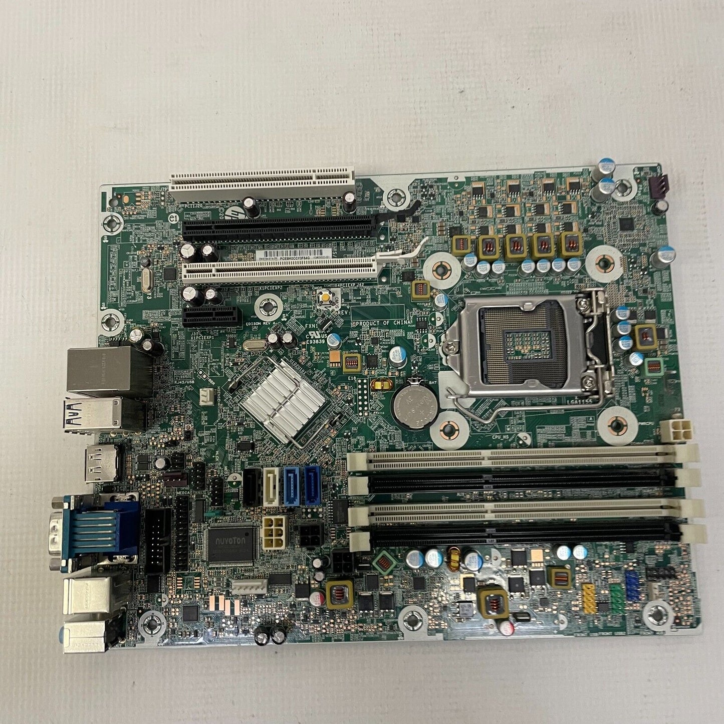 HP 657094-001 Compaq Elite 8300 SFF Desktop System Board, Used