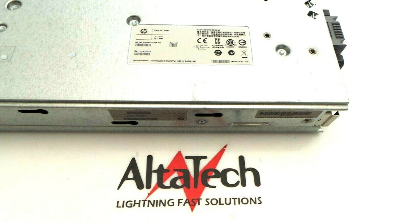 HP QW918A D2220SB SAS/SATA PCI-E Storage Blade, Used