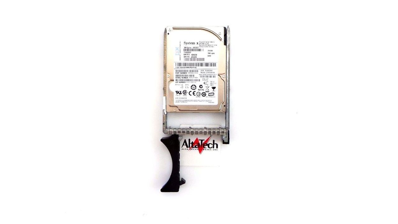 IBM 43X0839 System X 73GB 15K SAS 2.5" Hard Drive, Used