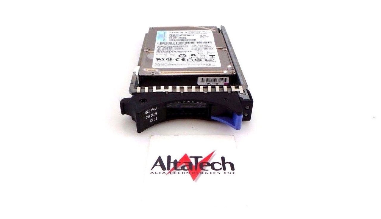 IBM 43X0839 System X 73GB 15K SAS 2.5" Hard Drive, Used