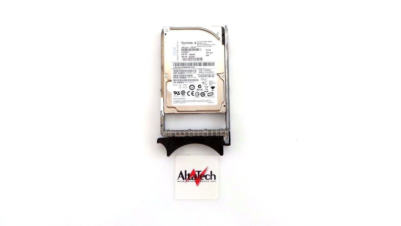 IBM 43X0839 System X 73GB 15K SAS 2.5" Hard Drive, Used