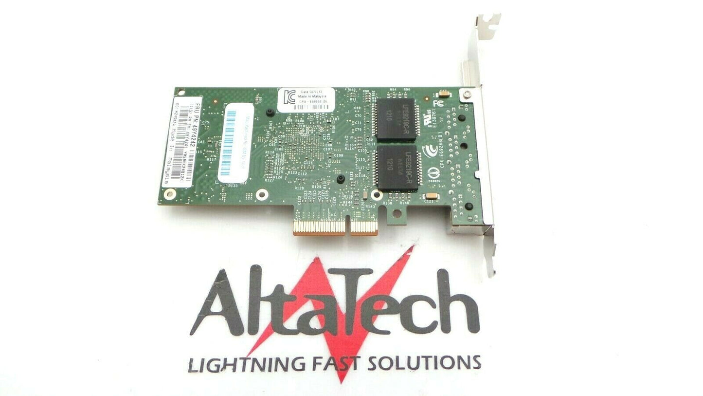 Intel 49Y4242 Ethernet Quad-Port Adapter Network Card, Used