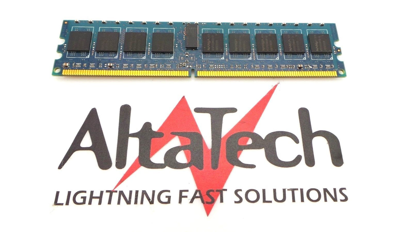 Nanya NT1GT72U4PA0BV-5A 1GB PC2-3200R DDR2-400 1RX4 ECC Memory, Used