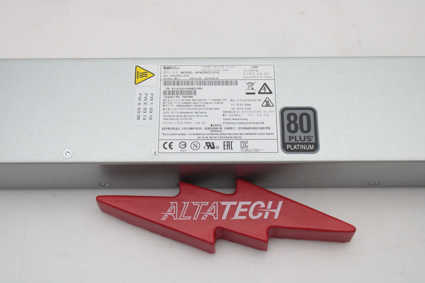 Oracle 7081596 A261 3000 WATT AC PWR, Used