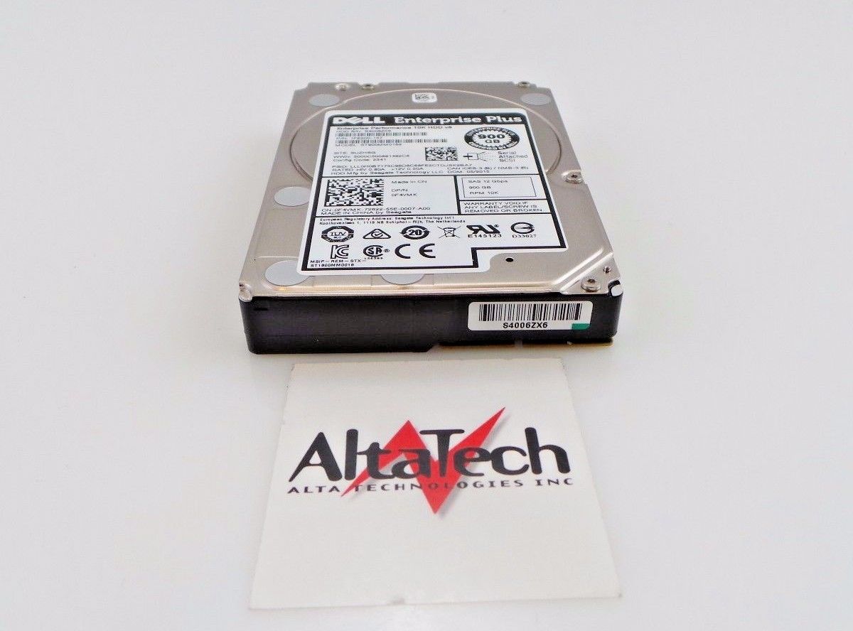 Seagate ST900MM0168 Seagate ST900MM0168 Enterprise Plus 900GB 10K SAS 2.5" 12G Dell 1FE200-157 Hard Drive, Used