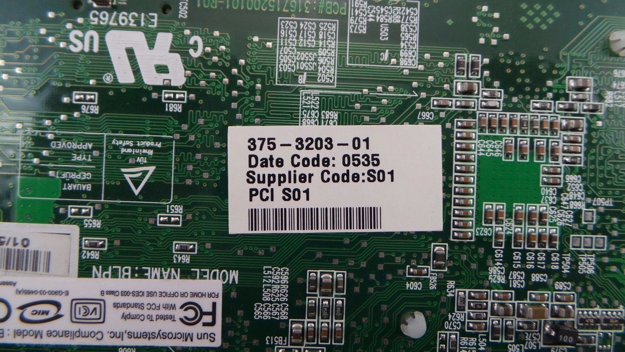 Sun Microsystems 375-3203 PCI Illpro 1.6GHz Co-Processor Card, Used