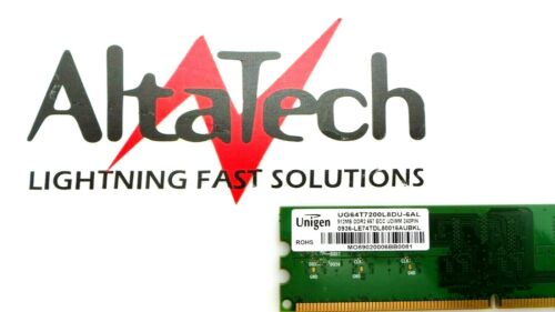 OEM UG64T7200L8DU-6AL UG64T7200L8DU-6AL 512MB DDR2 667MHz ECC UDIMM 240-Pin RAM Memory, Used