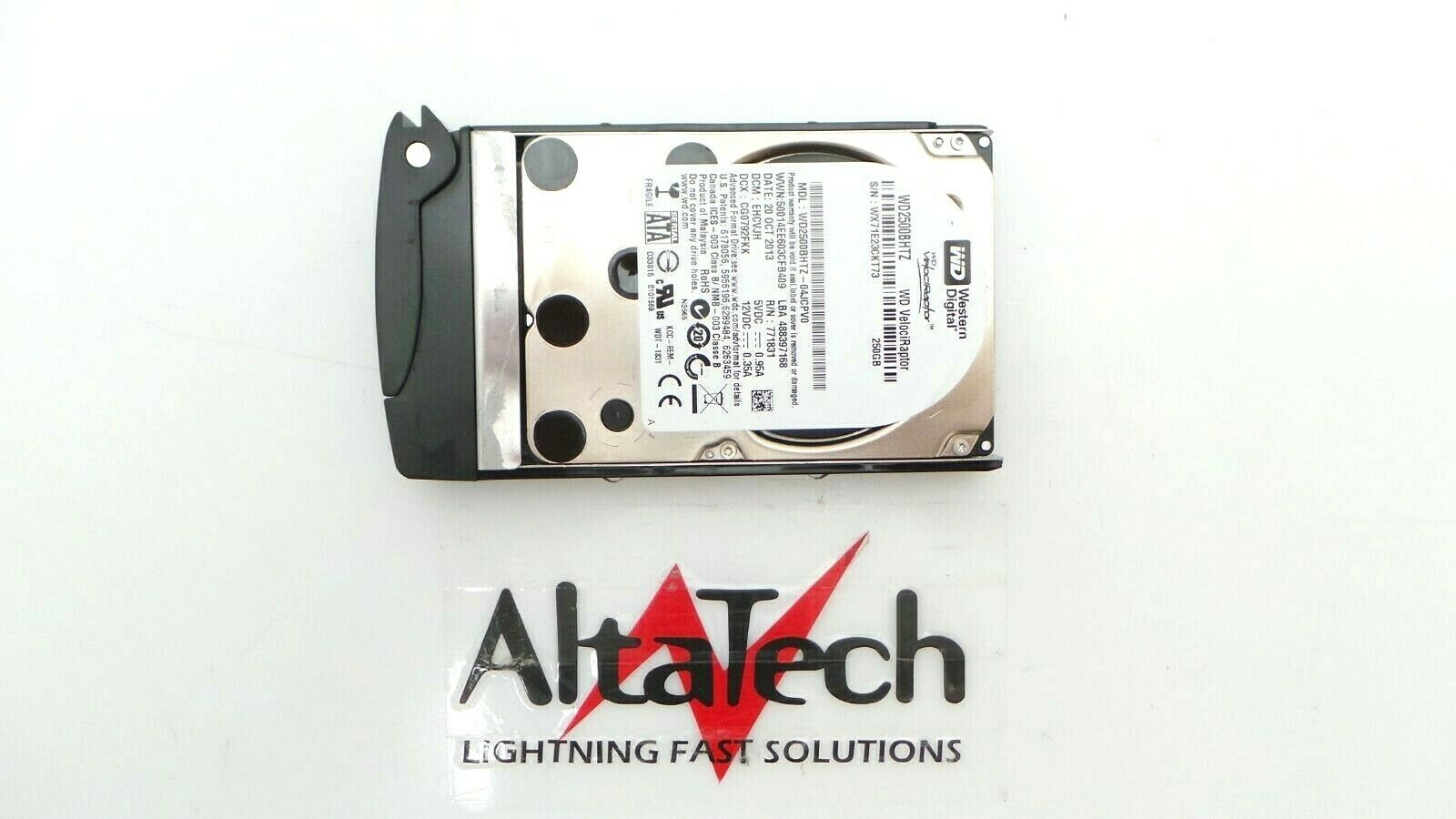 Western Digital WD2500BHTZ 250GB 10K RPM SATA 2.5" Hard Drive, Used