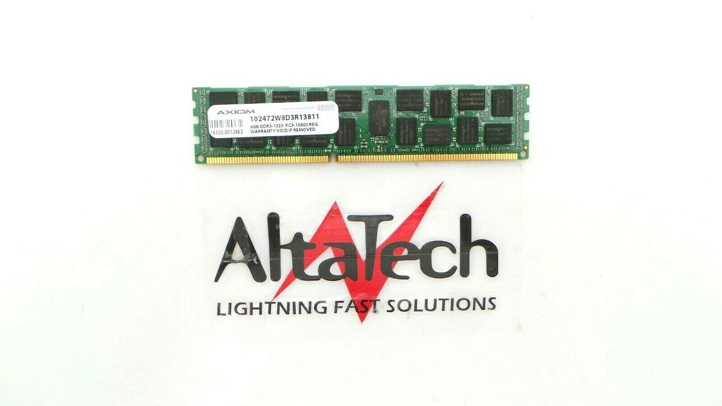 OEM 102472W8D3R13811 8GB PC3-10600 2Rx4 ECC, Used