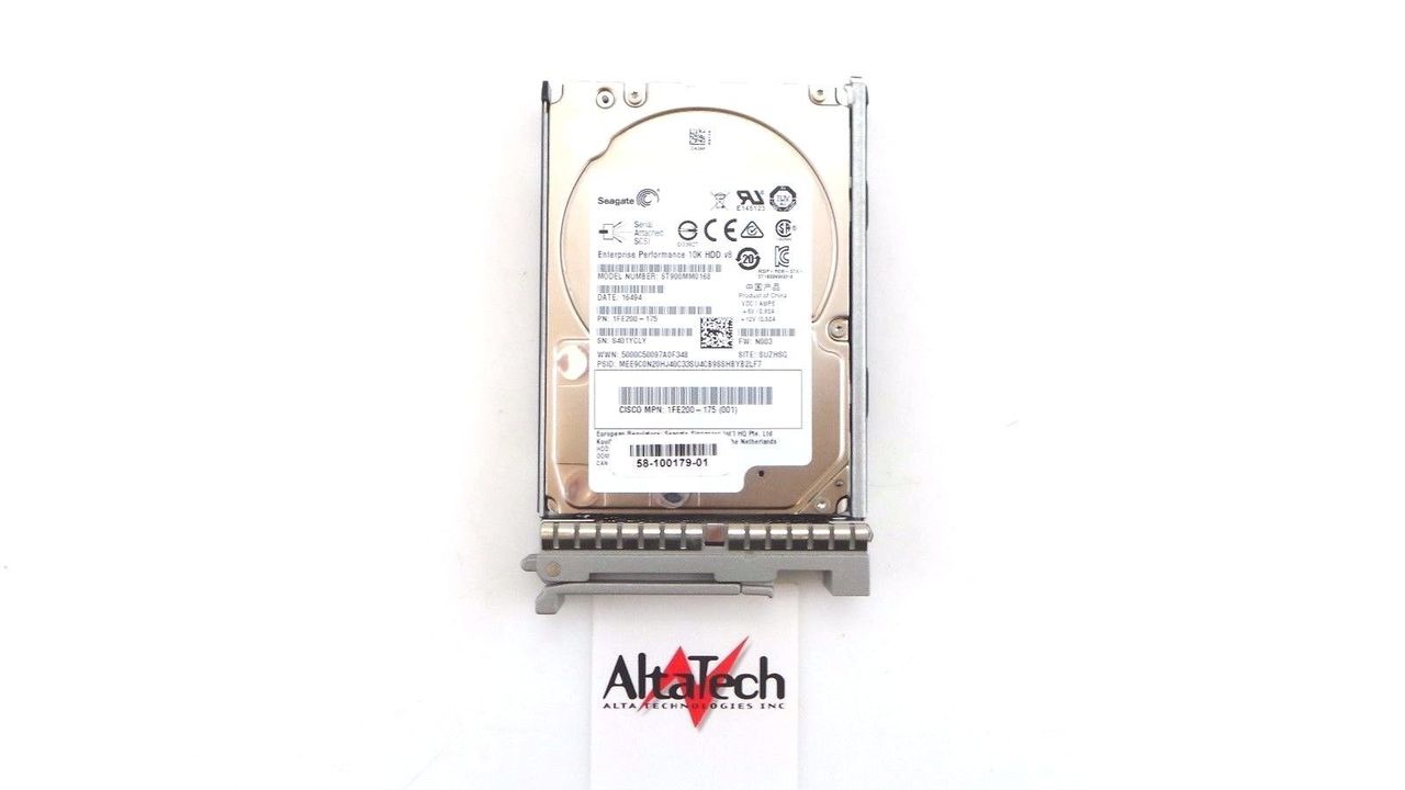Cisco 58-100179-01 900GB 10K 12G SAS 2.5", Used
