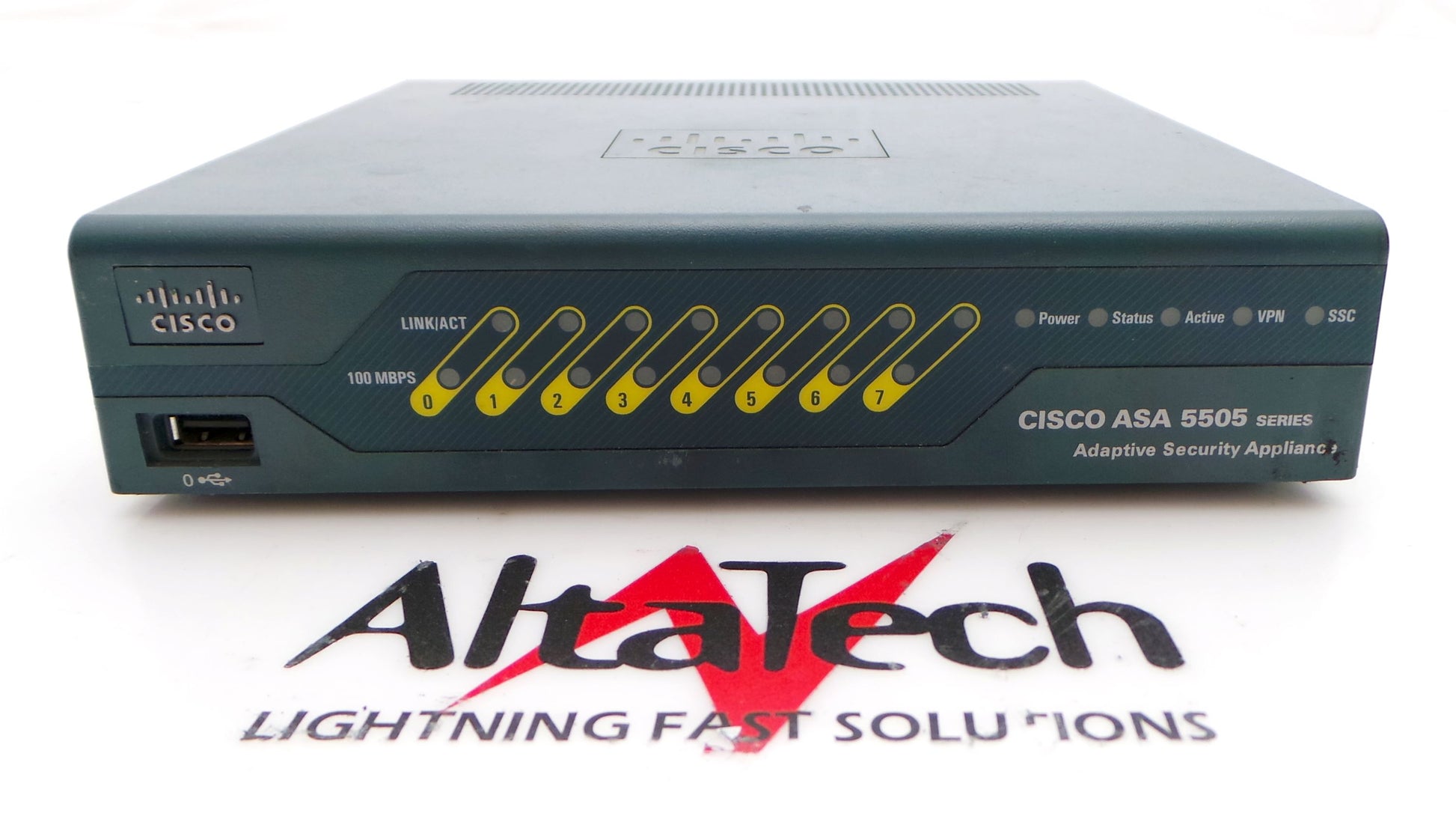Cisco ASA5505-BUN-K9_ASIS ASA5505-BUN-K9 8-Port 10 User Firewall Security Appliance (AS-IS), As-Is