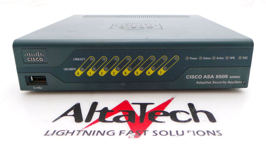 Cisco ASA5505-BUN-K9_ASIS ASA5505-BUN-K9 8-Port 10 User Firewall Security Appliance (AS-IS), As-Is