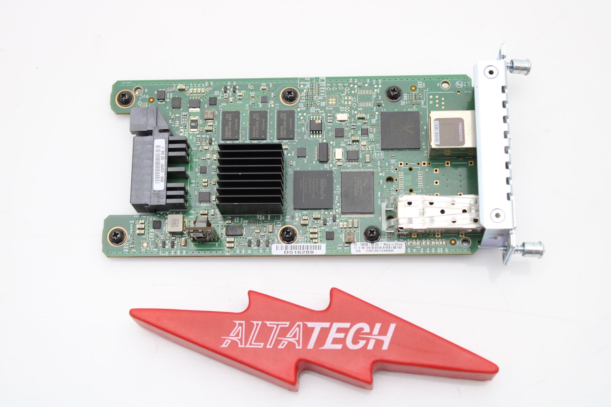 Cisco NIM-1GE-CU-SFP 1 PORT GE WAN NIM Dual Mode GE/SFP Module, Used