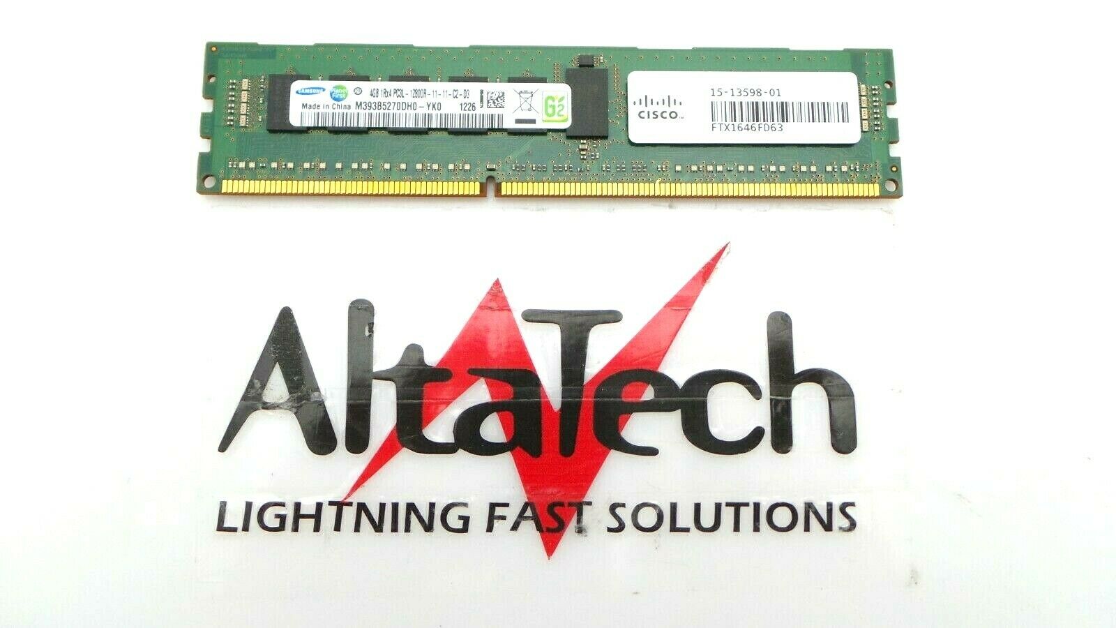 Cisco SNS-4GBSR-1X041RY 4GB PC3L-12800R 1Rx4, Used