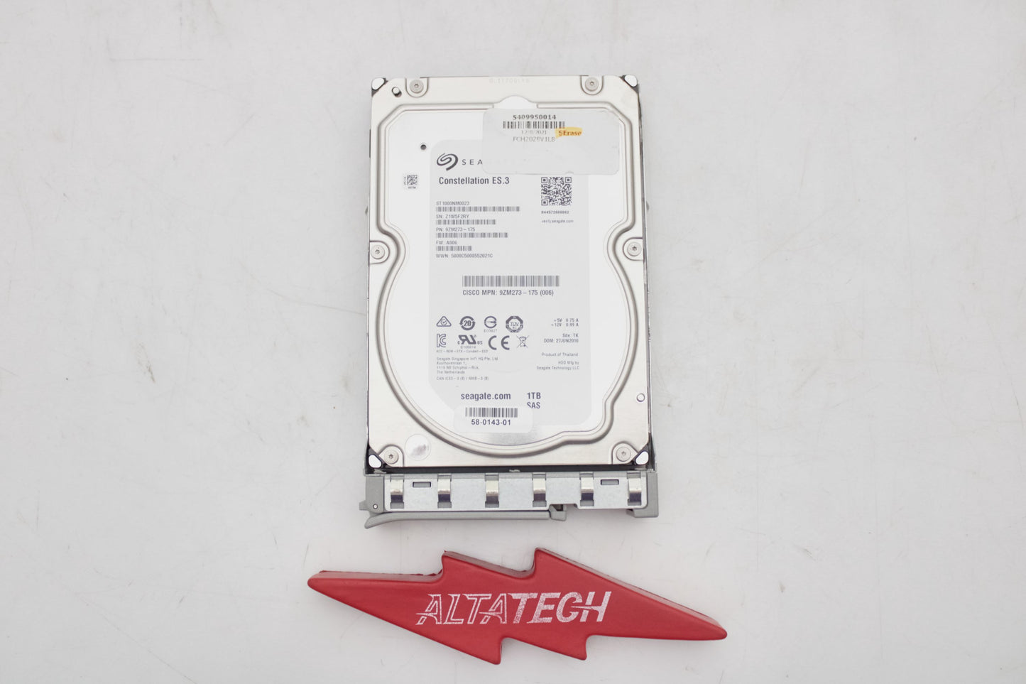 Cisco UCS-HDD1TI2F212 1TB SAS 7.2K 3.5" 6G HDD, Used