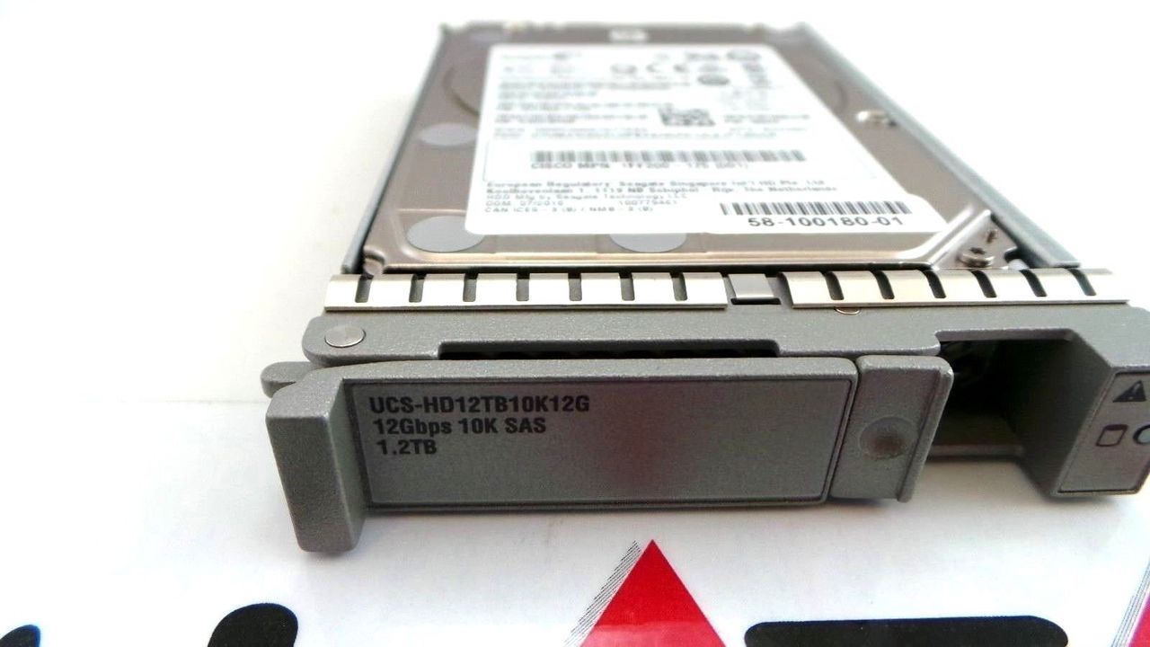 Cisco UCS-SP-D1P2T 1.2TB 10K SAS 2.5" Hard Drive, Used