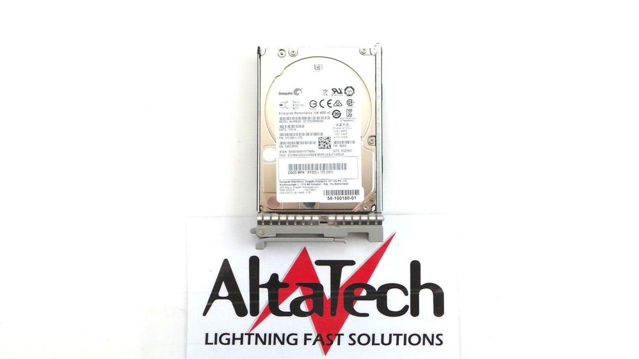 Cisco UCS-SP-D1P2T 1.2TB 10K SAS 2.5" Hard Drive, Used