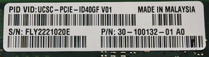Cisco UCSC-PCIE-ID40GF UCS Intel XL710-QDA2 Dual Port 40G NIC, Used