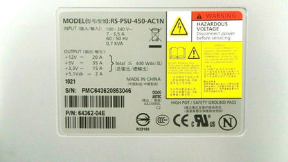 Dell 0094535-03 EqualLogic PS6000 440W Power Supply, Used