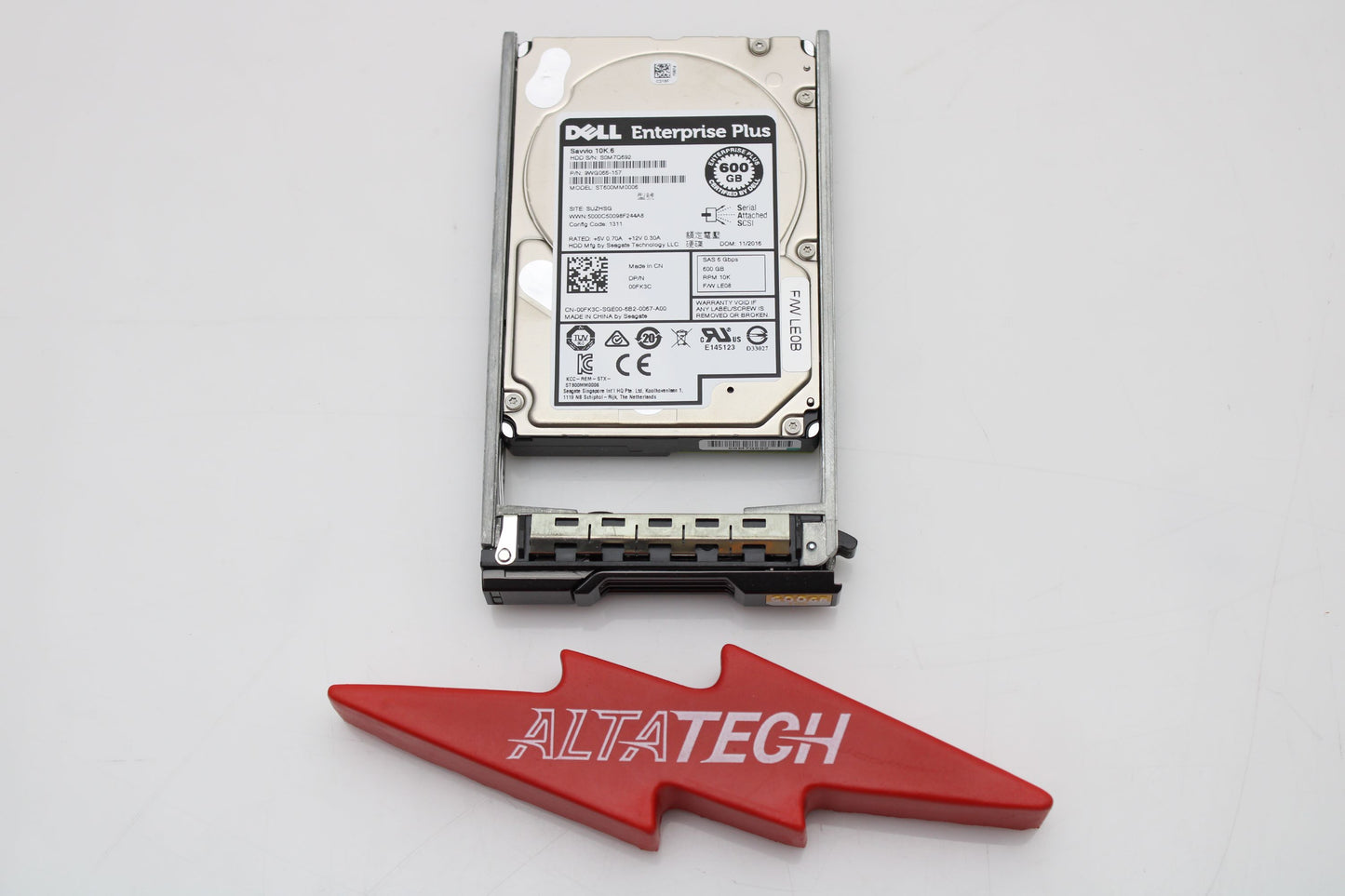 Dell 0FK3C-CML 600GB 10K SAS 2.5 6G 9WG066-157 EP+, Used