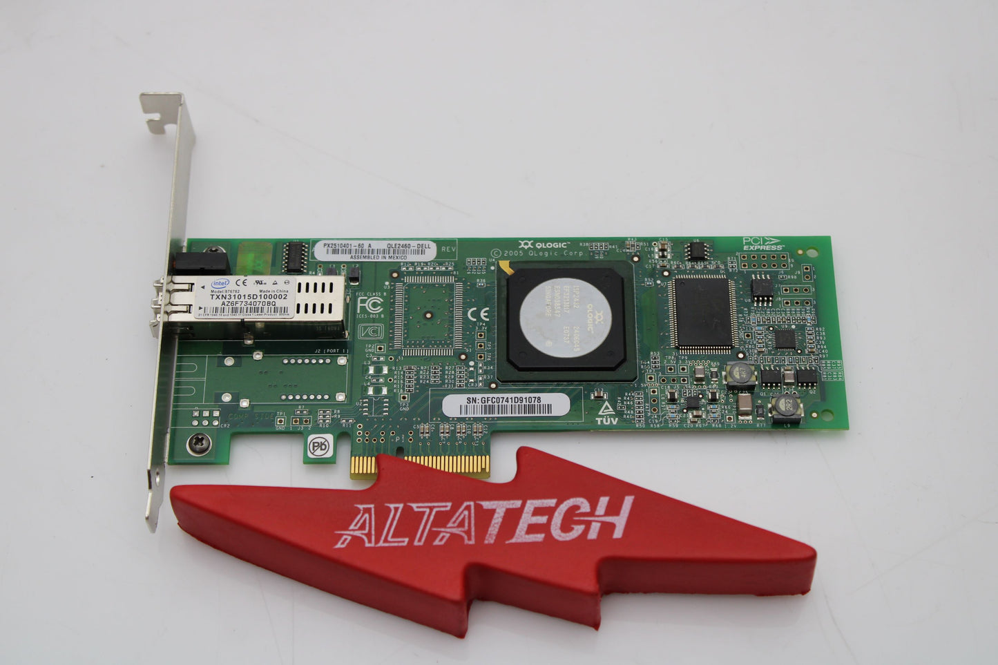 Dell 0MM324 QLogic 4GB Single Port PCI-E FC HBA, Used