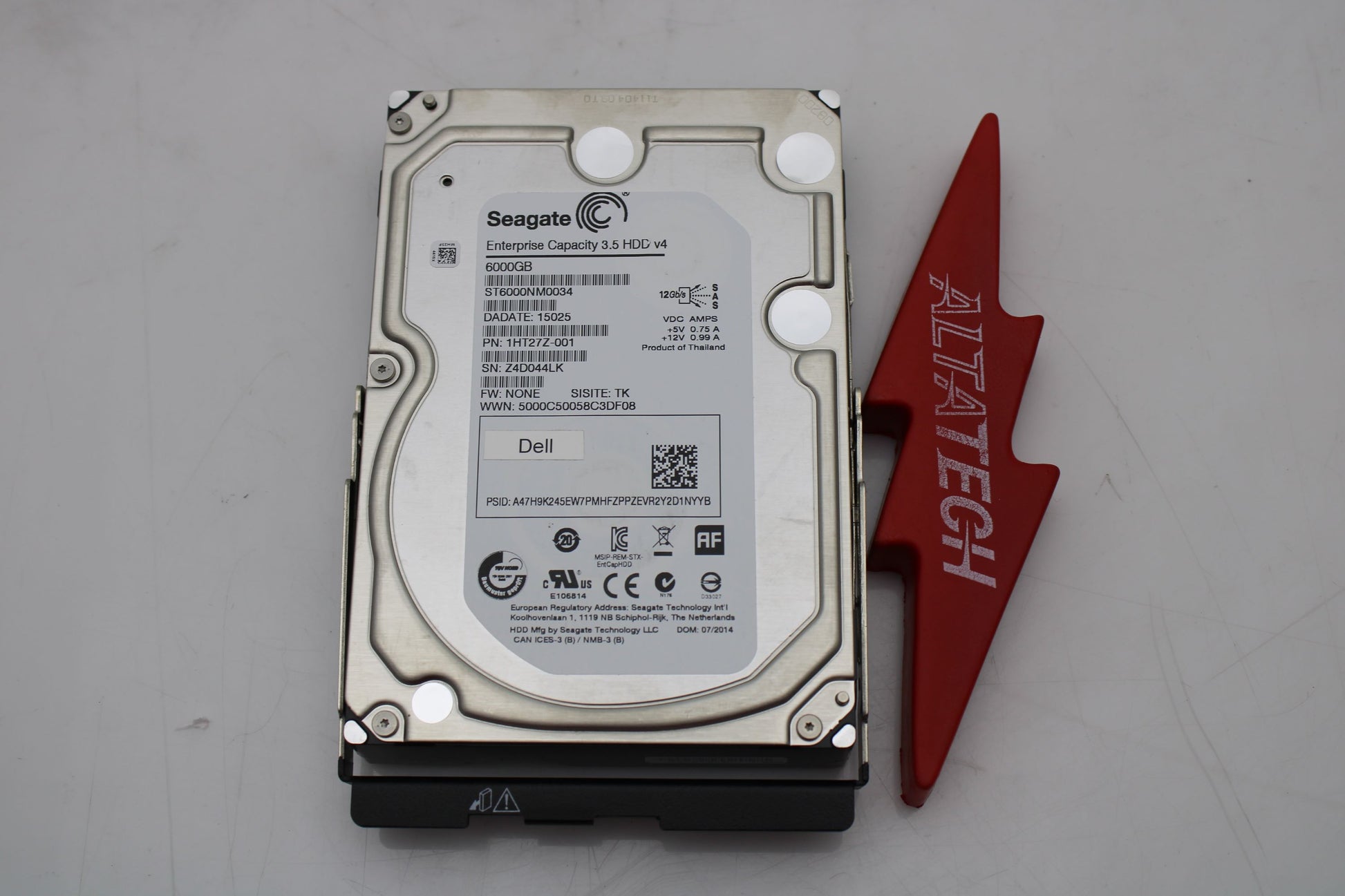 Dell 1HT27Z-001 6TB 7.2K SAS 3.5 6G/12G 512E, Used