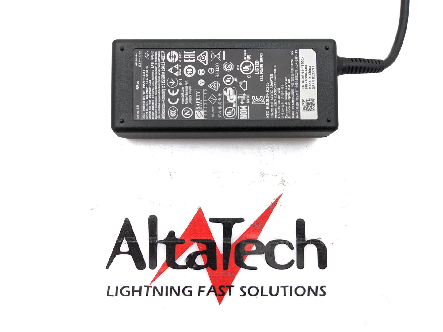 Dell 1XRN1 Latitude 65W AC Adapter with C6 inlet - Cable NOT Included, Used