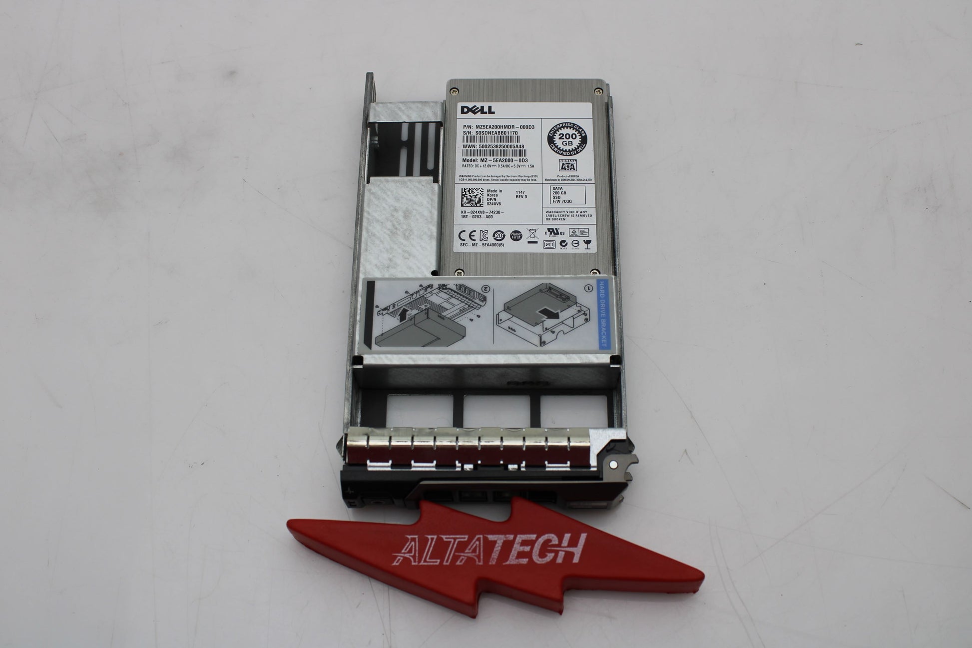 Dell 24XV8 200GB SSD SATA 2.5 3G, Used