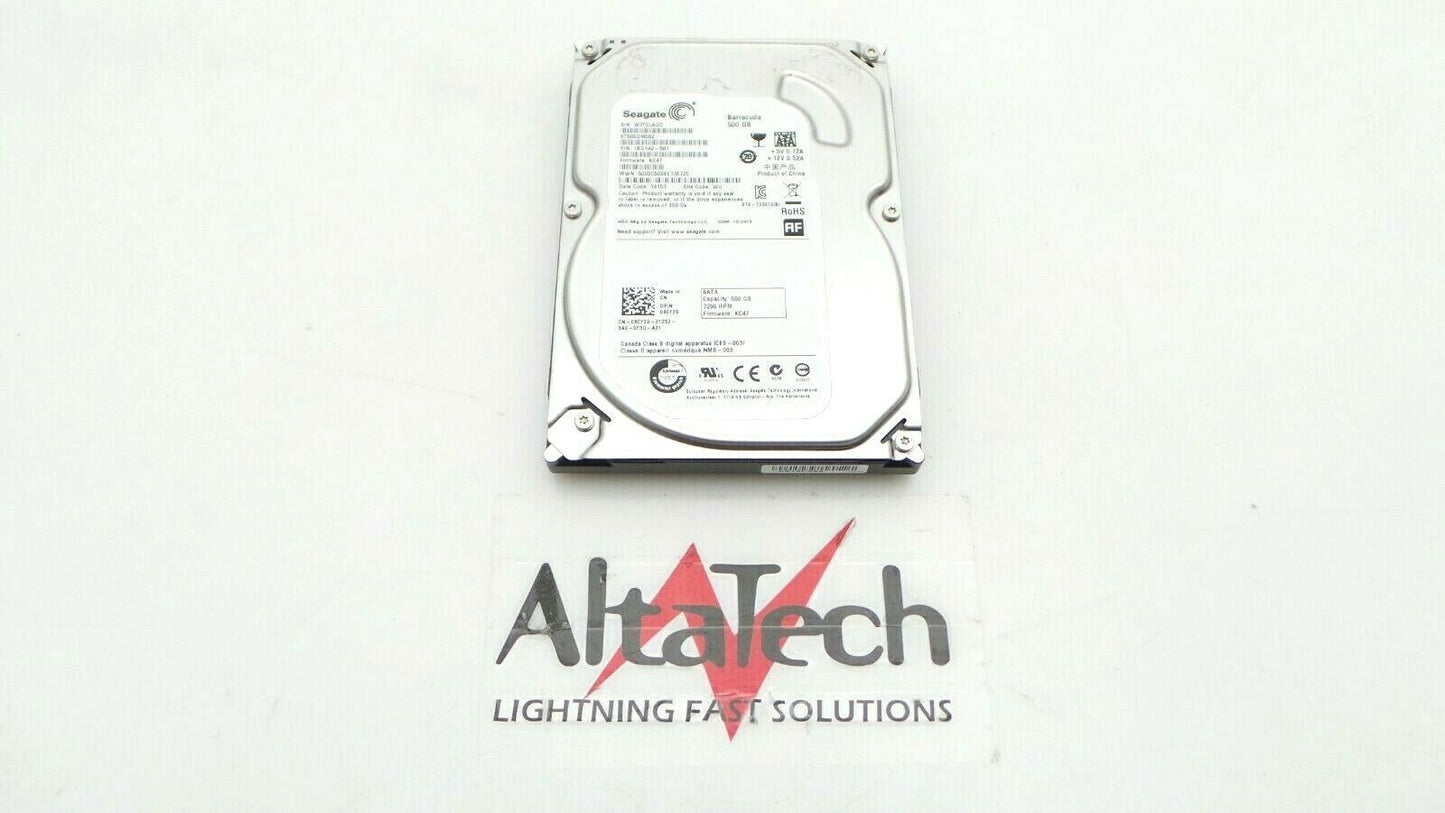 Dell 400-ADEX 500GB 7.2K SATA 3.5" 6G, Used